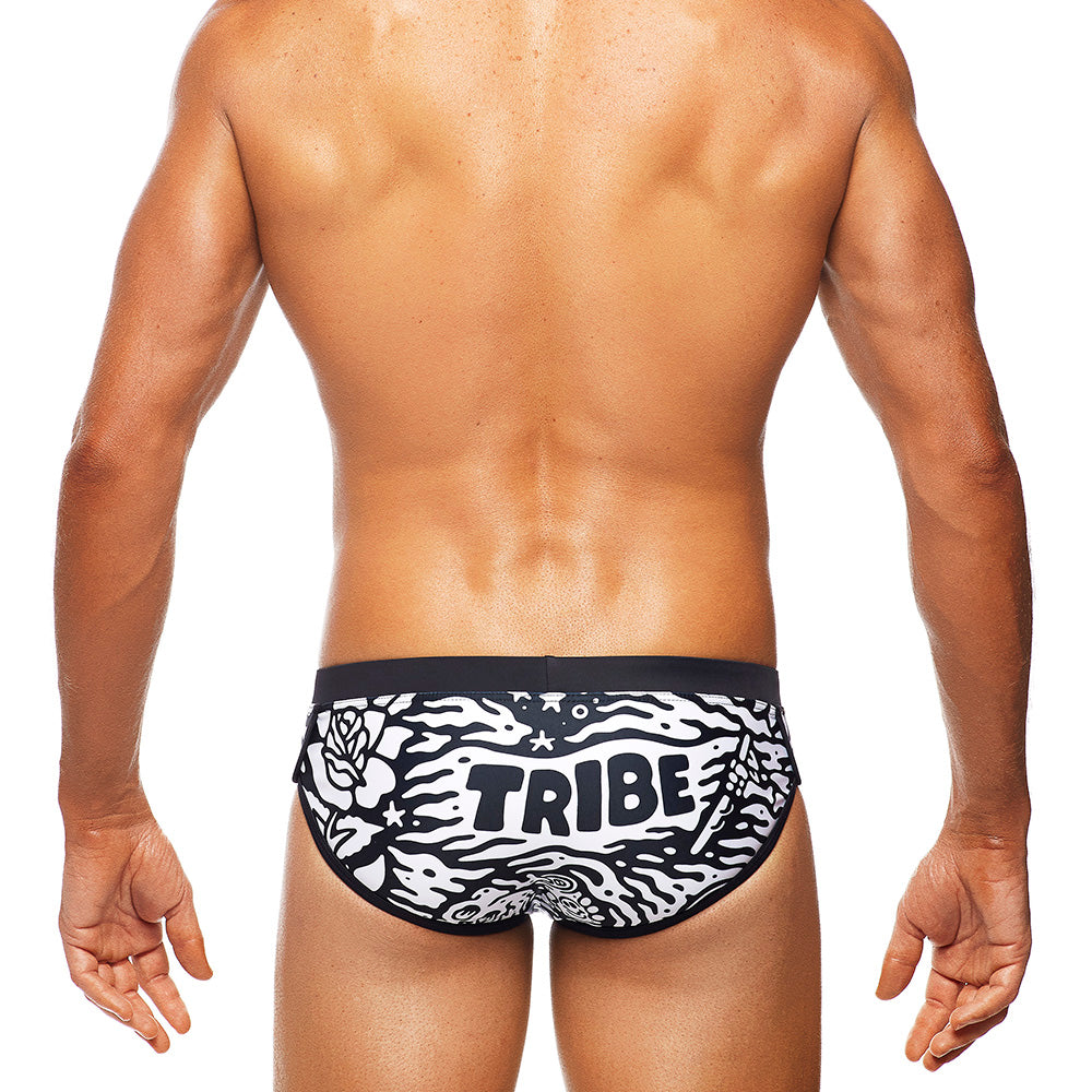 Rebel | Black Binds - Lo Rise Swim Brief