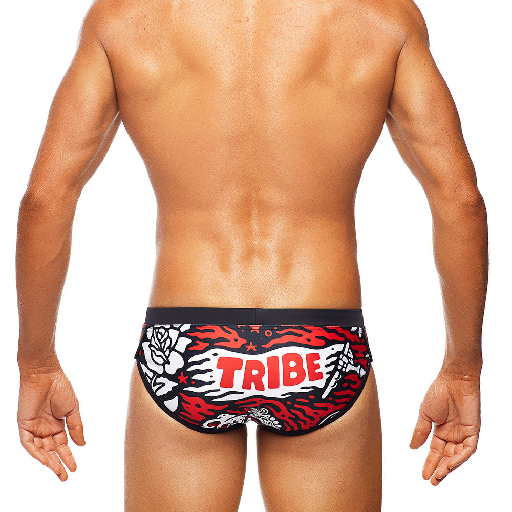 Rebel | Black Binds - Lo Rise Swim Brief