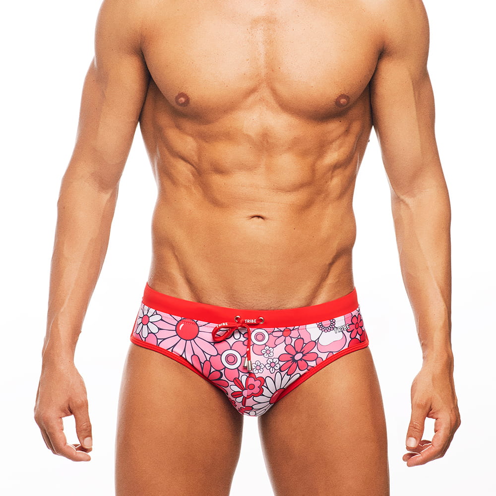 Botanical Vines - Lo Rise Swim Brief