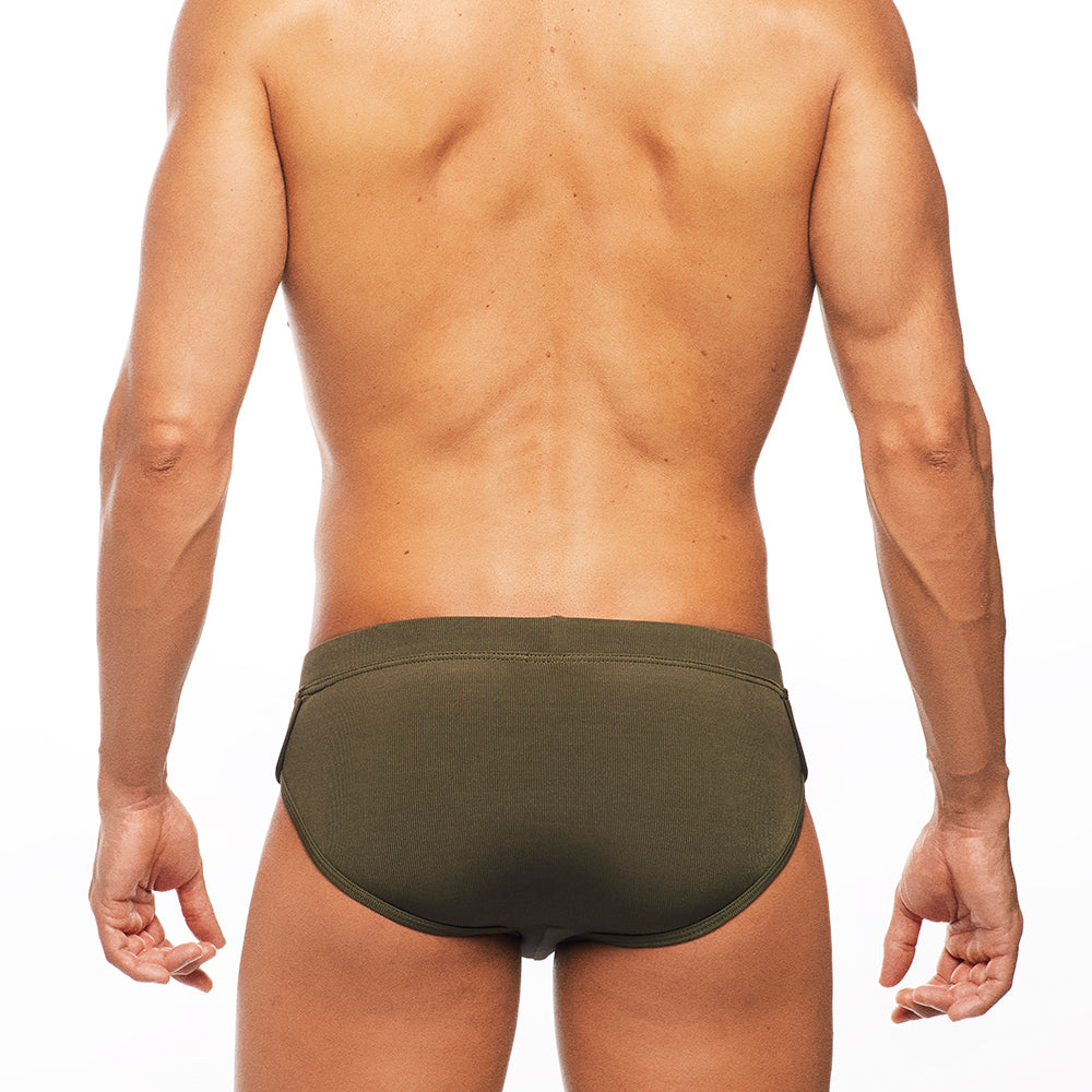 Brighton Ribbed - Lo Rise Swim Brief
