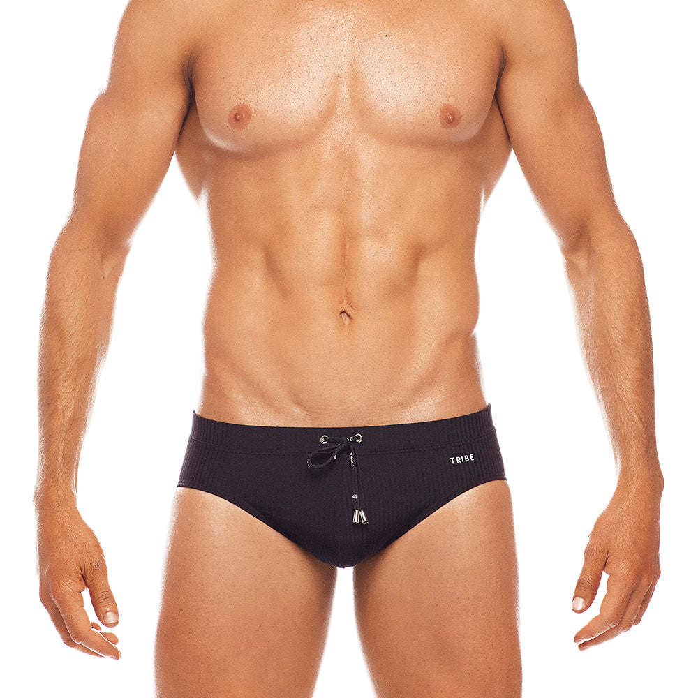 Ribbed - Lo Rise Swim Brief