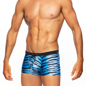 Tiger - Blue - Swim Trunk