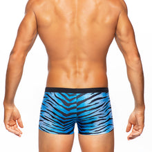 Load image into Gallery viewer, Tiger - Blue - Swim Trunk