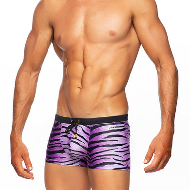 Tiger - Purple - Swim Trunk