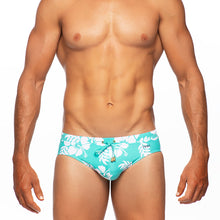 Load image into Gallery viewer, Aloha - Aqua - Lo Rise Swim Brief