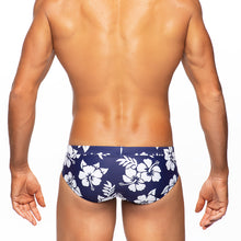 Load image into Gallery viewer, Aloha - Navy - Lo Rise Swim Brief