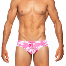 Load image into Gallery viewer, Aloha - Pink - Lo Rise Swim Brief