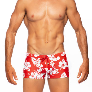 Aloha - Red - Swim Trunk
