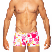 Load image into Gallery viewer, Bubbles - Pink / Orange - Swim Trunk