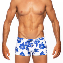 Load image into Gallery viewer, Hula - White / Cobalt - Swim Trunk