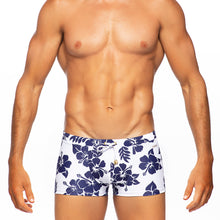 Load image into Gallery viewer, Hula - White / Navy - Swim Trunk
