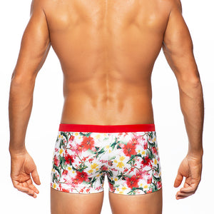 Lei - Print / Red - Swim Trunk