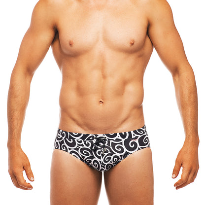 Tribe Swirl - Lo Rise Swim Brief