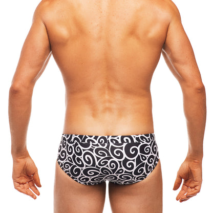 Tribe Swirl - Lo Rise Swim Brief