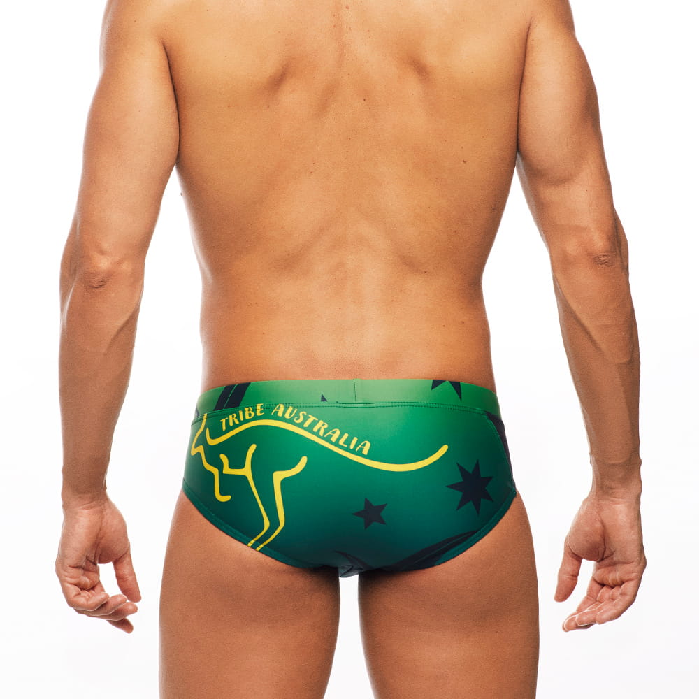 Australia Mesh - Lo Rise Swim Brief