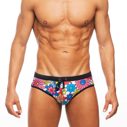 Botanical Vines - Lo Rise Swim Brief