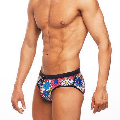 Botanical Vines - Lo Rise Swim Brief