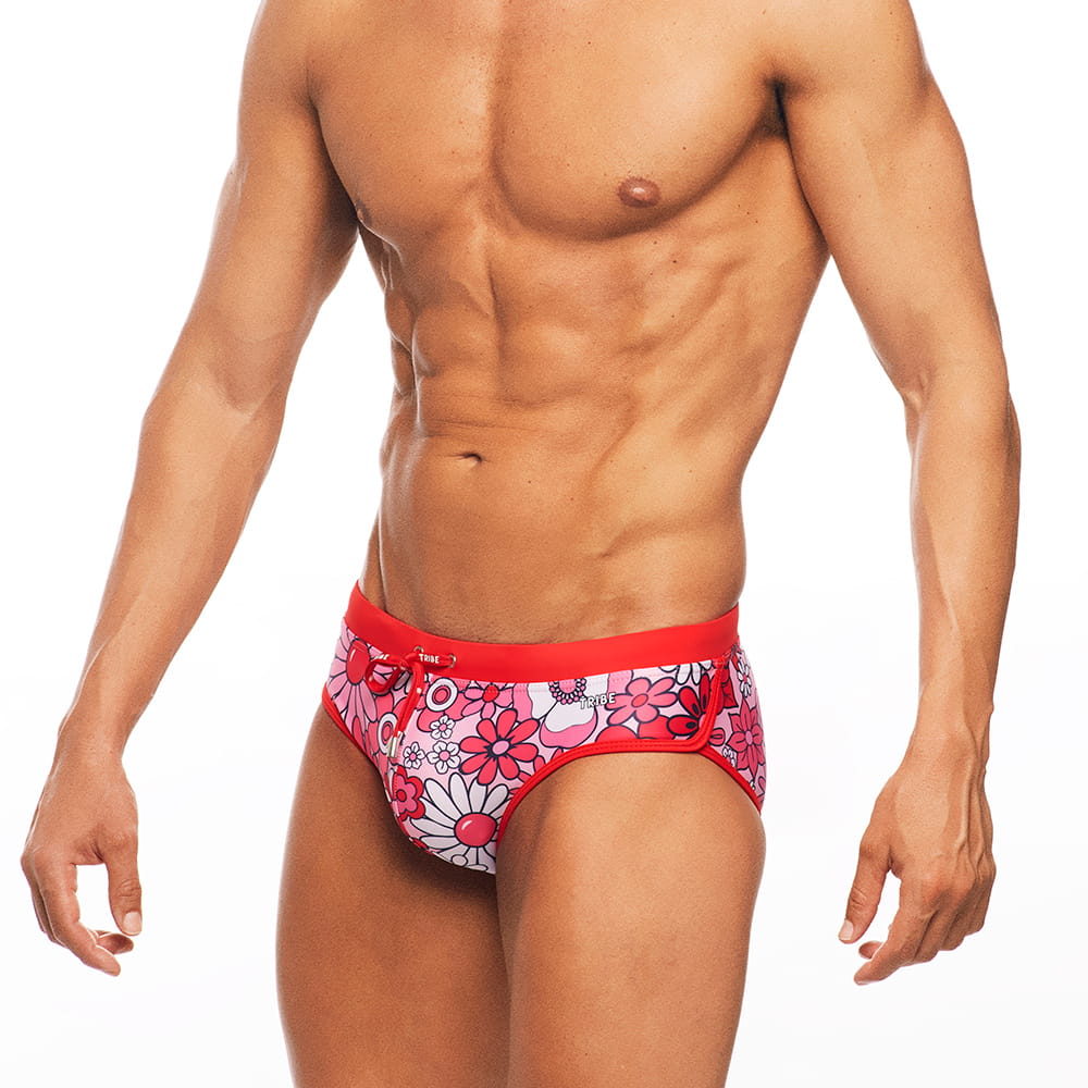 Botanical Vines - Lo Rise Swim Brief