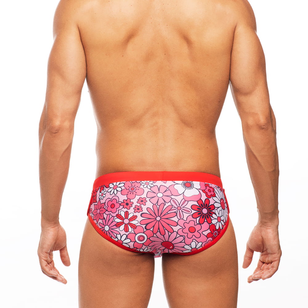 Botanical Vines - Lo Rise Swim Brief