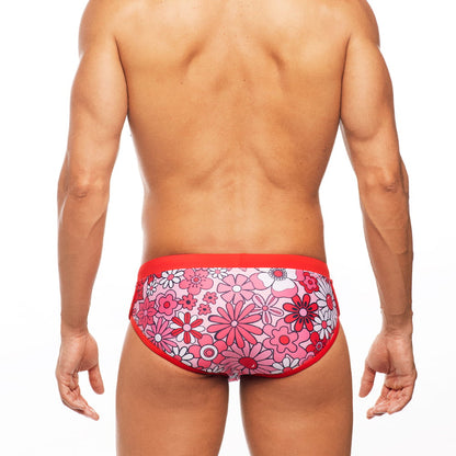 Botanical Vines - Lo Rise Swim Brief