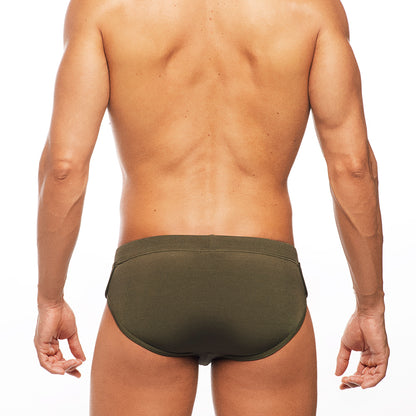 Brighton Ribbed - Lo Rise Swim Brief