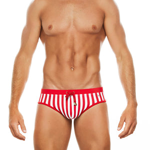Saint Martin - Red - Lo Rise Swim Brief