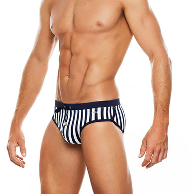 Saint Martin - Navy - Lo Rise Swim Brief