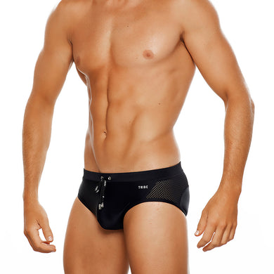 Montenegro - Black - Lo Rise Swim Brief