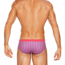 Load image into Gallery viewer, Havana - Candy Stripe - Lo Rise Swim Brief