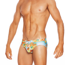 Load image into Gallery viewer, Honolulu - Blue - Lo Rise Swim Brief