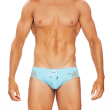 Load image into Gallery viewer, Positano - Sky Blue - Lo Rise Swim Brief