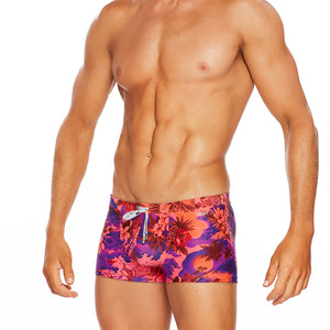 Waikiki - Full Pink Print - Swim Trunk