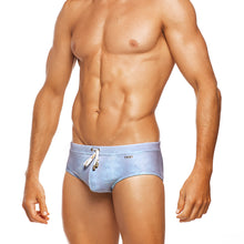 Load image into Gallery viewer, Illusion - Blue Snake - Swim Brief