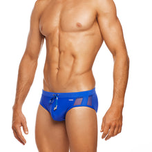 Load image into Gallery viewer, Positano - Galaxy Blue - Lo Rise Swim Brief