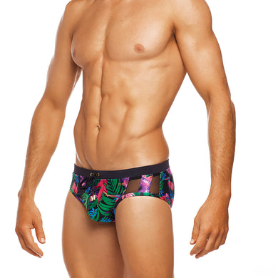 Positano Tropical - Tahiti - Lo Rise Swim Brief