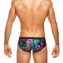Load image into Gallery viewer, Positano Tropical - Tahiti - Lo Rise Swim Brief