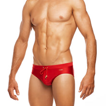 Load image into Gallery viewer, Sparkle - Cosmo Red - Lo Rise Swim Brief