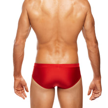 Load image into Gallery viewer, Sparkle - Cosmo Red - Lo Rise Swim Brief