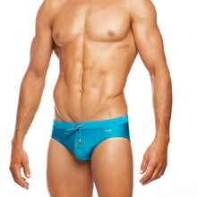 Load image into Gallery viewer, Sparkle - Peacock - Lo Rise Swim Brief