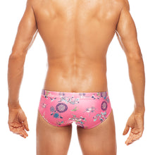 Load image into Gallery viewer, Macau - Pink Cherry Blossom  - Lo Rise Swim Brief