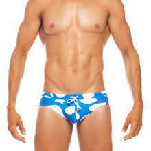 Load image into Gallery viewer, Pacific - Blue / White / Red - Lo Rise Swim Brief