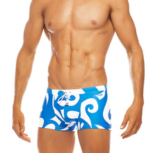 Load image into Gallery viewer, Pacific - Blue / White - Swim Trunk