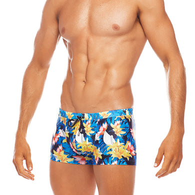 Tropicana - Blue / Yellow - Swim Trunk