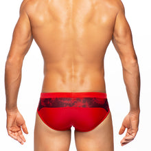 Load image into Gallery viewer, Bora Bora - Red - Lo Rise Swim Brief
