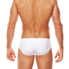 Load image into Gallery viewer, Amalfi - White - LoRise Brief - Tribe Australia