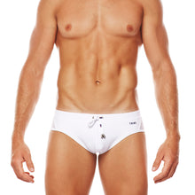 Load image into Gallery viewer, Amalfi - White - LoRise Brief - Tribe Australia