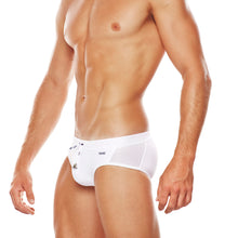 Load image into Gallery viewer, Amalfi - White - LoRise Brief - Tribe Australia